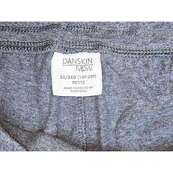Danskin Now Womens 2X Gray Lounge Pants Comfort Workout - Picture 5 of 6